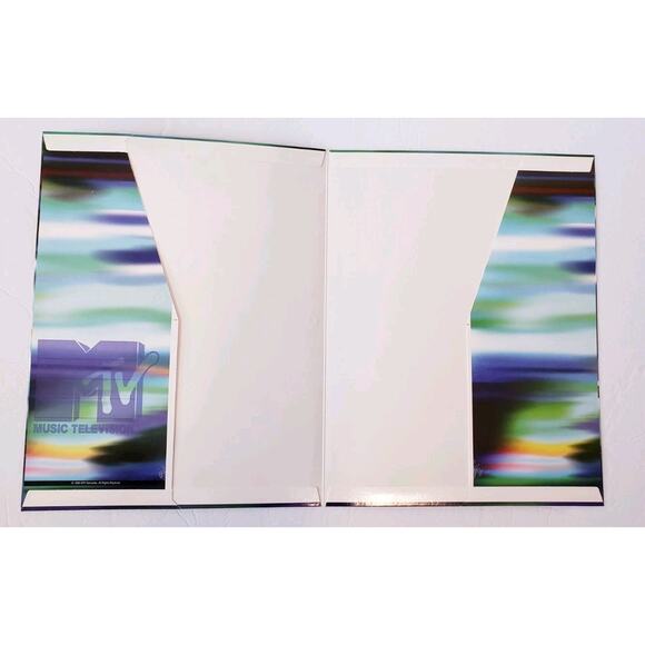 RARE Lot of 6 Vintage MTV Music Television 1998 Folders TV Retro Stuart Hall - Picture 10 of 10